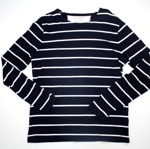 Banana Republic Striped Long Sleeve